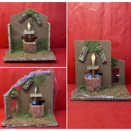 Fontana per presepe con motorino - 3 mod ass