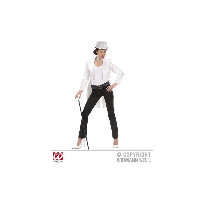 Frac BIANCO Donna in raso - Tg M 44/46