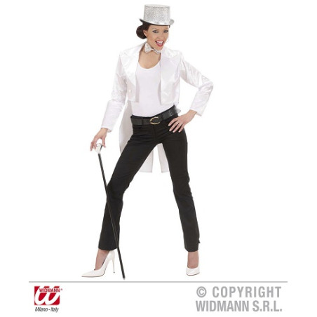 Frac BIANCO Donna in raso - Tg M 44/46