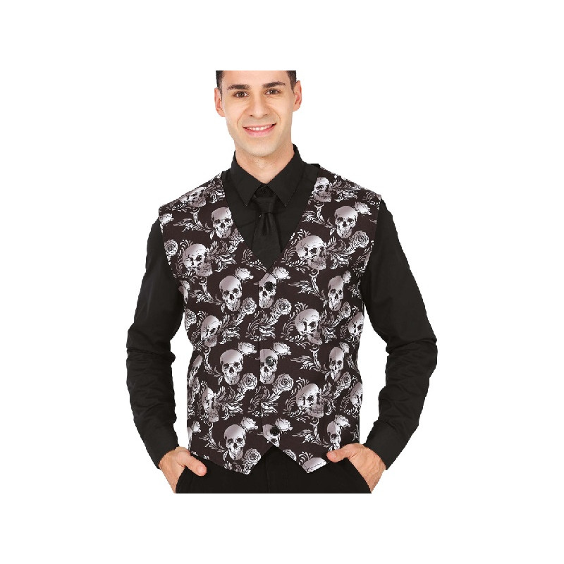 Gilet con Teschi - Tg Unica