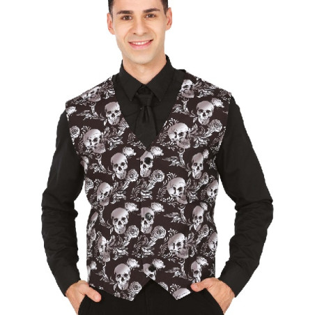 Gilet con Teschi - Tg Unica