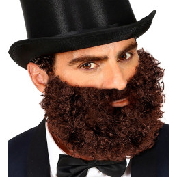 Barba Castana Riccia Corta