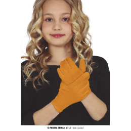 Guanti Arancioni Corti Bambino 17 cm