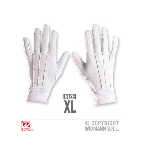 Guanti Bianchi Corti XL