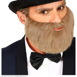 Barba Grigia Liscia Corta