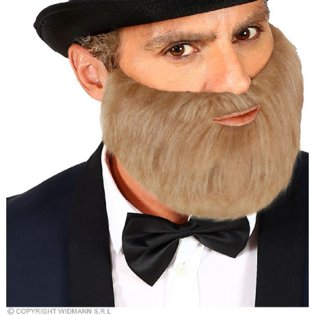 Barba Grigia Liscia Corta