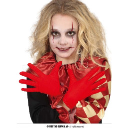 Guanti Rossi Corti Bambino 17 cm