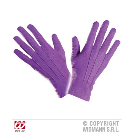 Guanti Viola Corti