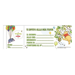 Inviti Winnie Pooh (cf. 20 pz)