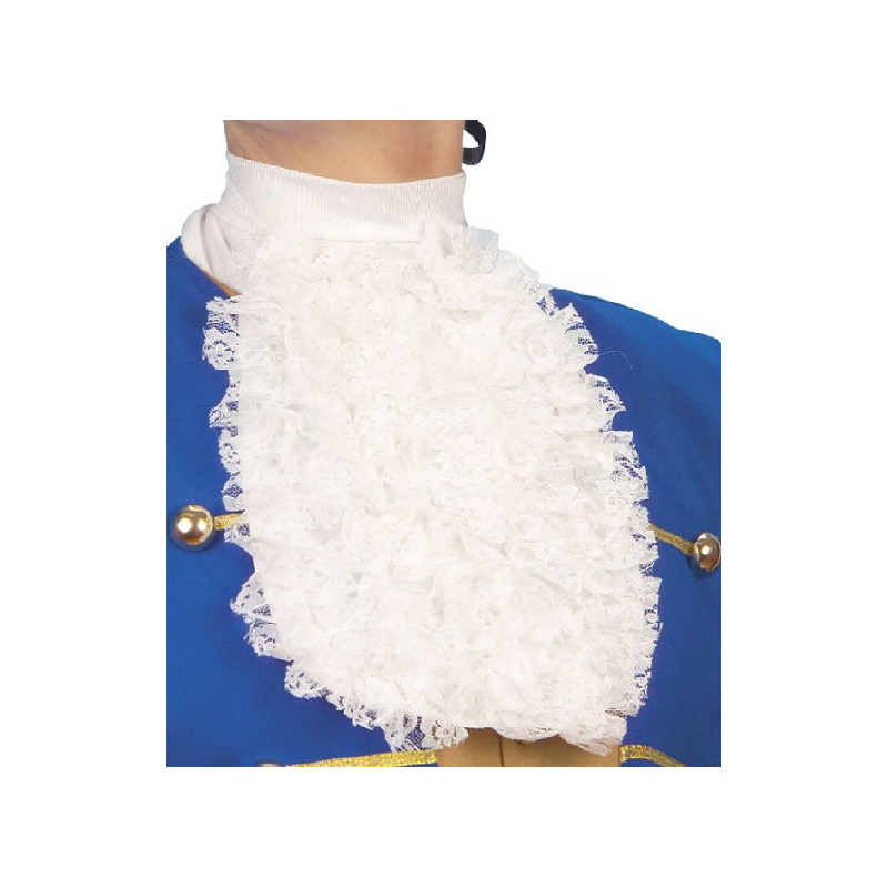 Jabot Bianca in pizzo