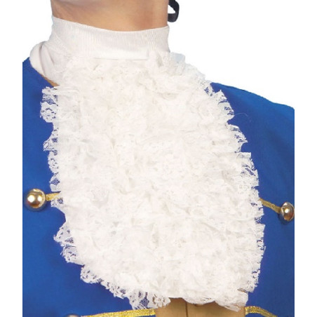 Jabot Bianca in pizzo