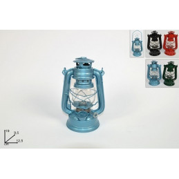 Lampada a Petrolio piccola 19 cm - 4 col ass