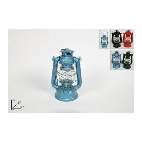 Lampada a Petrolio piccola 19 cm - 4 col ass