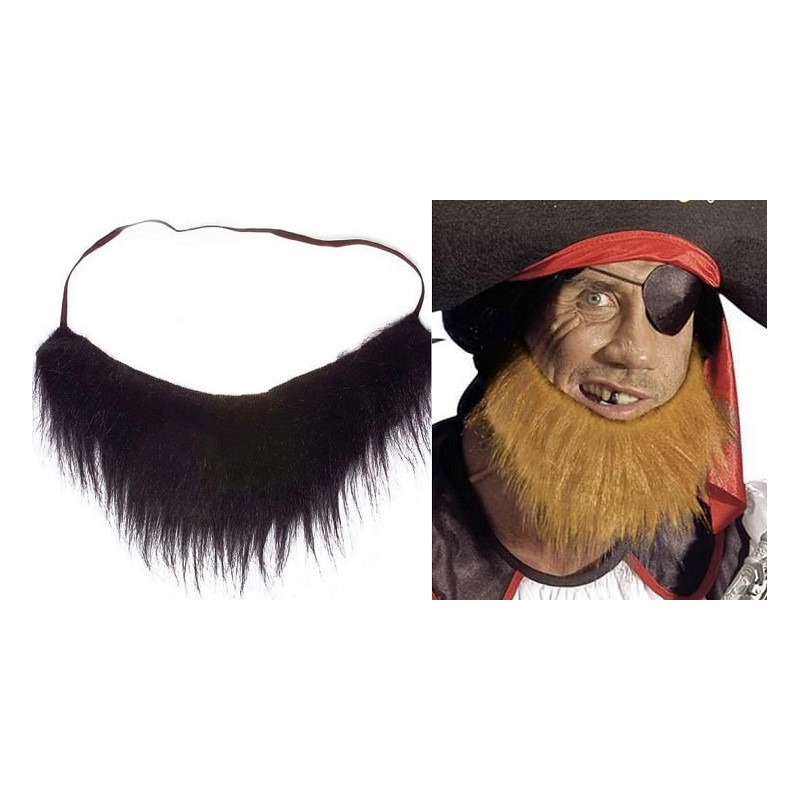 Barba Pirata Nera e Bionda