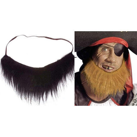 Barba Pirata Nera e Bionda