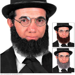 Barba Teatrale Nera, Castana e Grigia ass