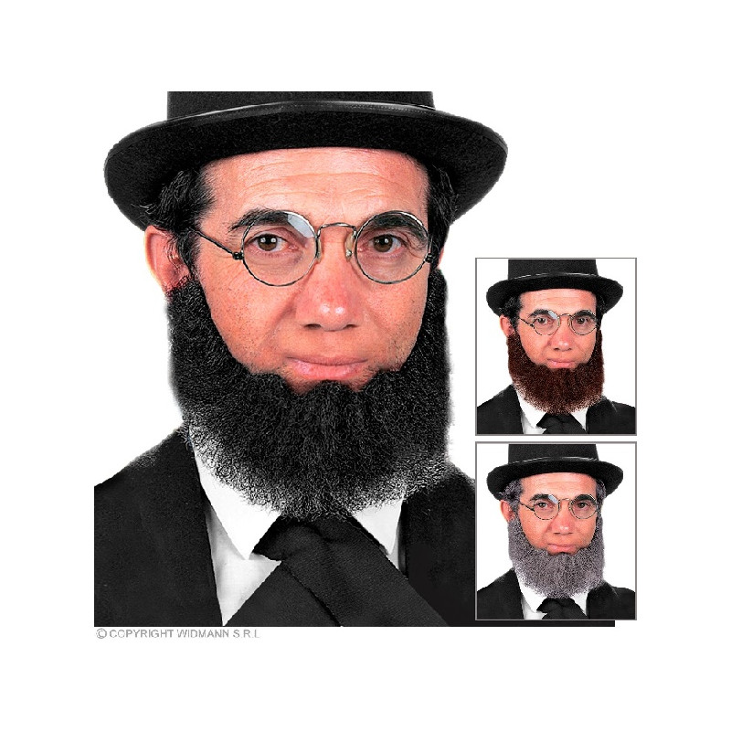 Barba Teatrale Nera, Castana e Grigia ass