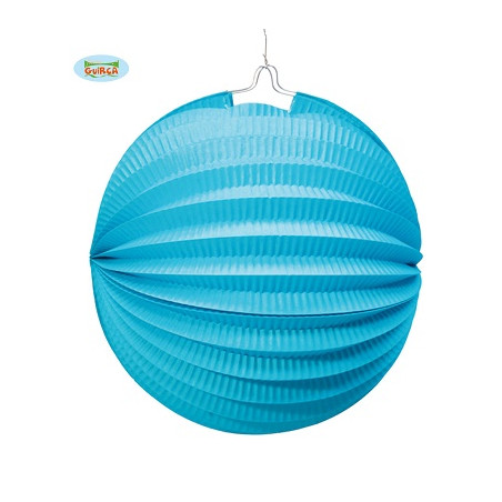 Lanterna Tonda Azzurra 20 cm