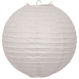 Lanterna Tonda Bianca 25 cm