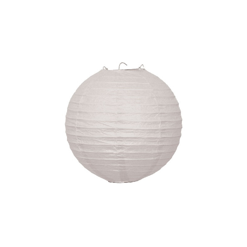 Lanterna Tonda Bianca 25 cm