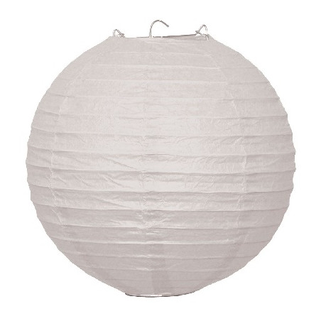 Lanterna Tonda Bianca 25 cm