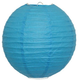 Lanterna Tonda Blu' 25 cm