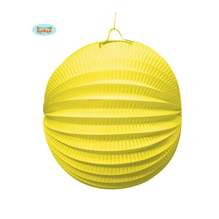 Lanterna Tonda Gialla 20 cm