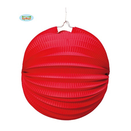 Lanterna Tonda Rossa 20 cm