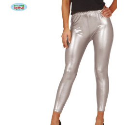 Leggins Argento Metallizzato