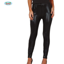 Leggins Nero Metallizzato