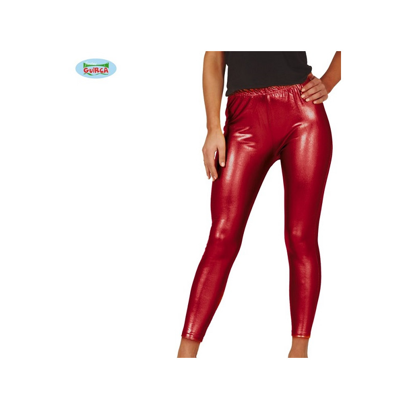 Leggins Rosso Metallizzato
