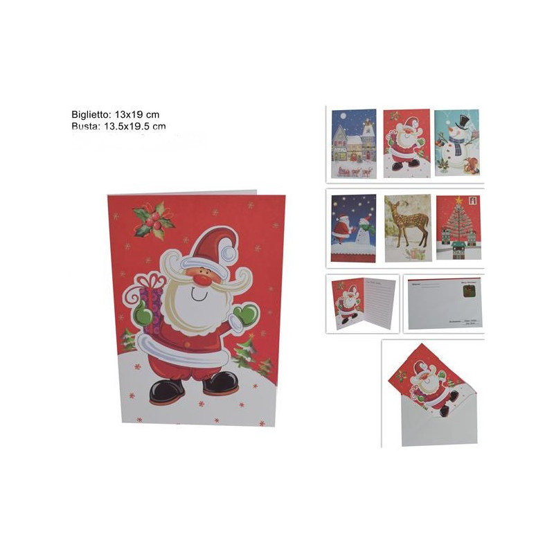 Lettera Babbo Natale 13x19 cm