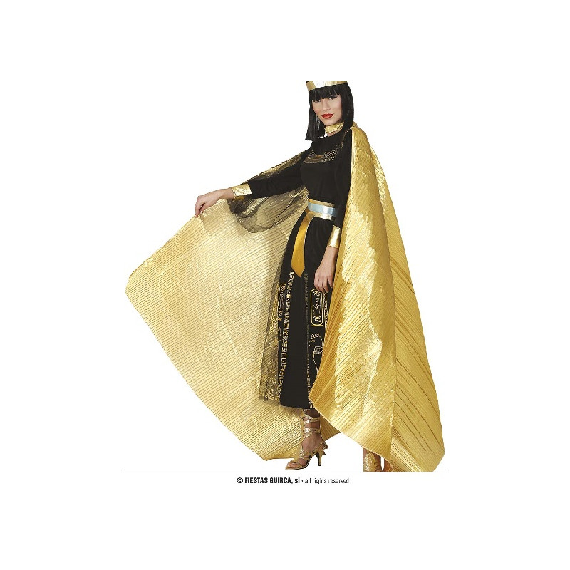 Mantello Oro Plissettato 285x135 cm