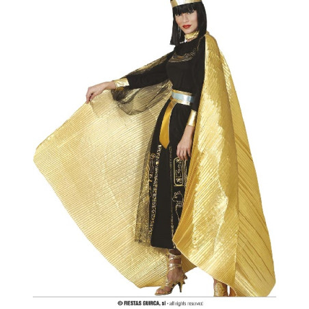 Mantello Oro Plissettato 285x135 cm