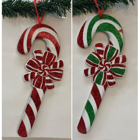 Bastone Caramella da appendere 30 cm - 2 col ass
