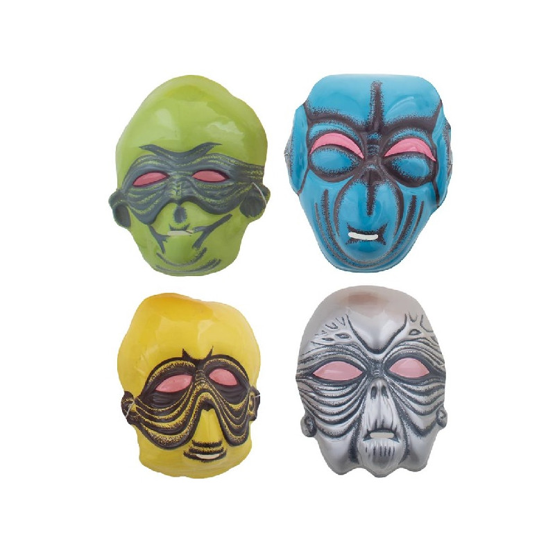 Maschera Alieno in plastica mod ass