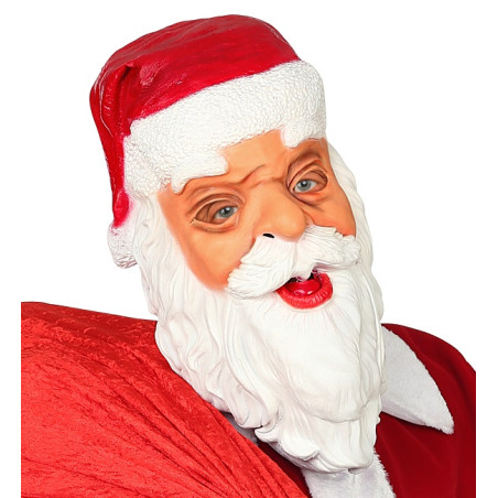 Maschera Babbo Natale in gomma