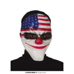 Maschera Clown IT America in plastica
