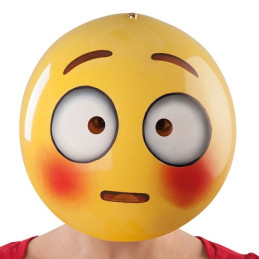 Maschera Emoticon Stupita con cerchietto