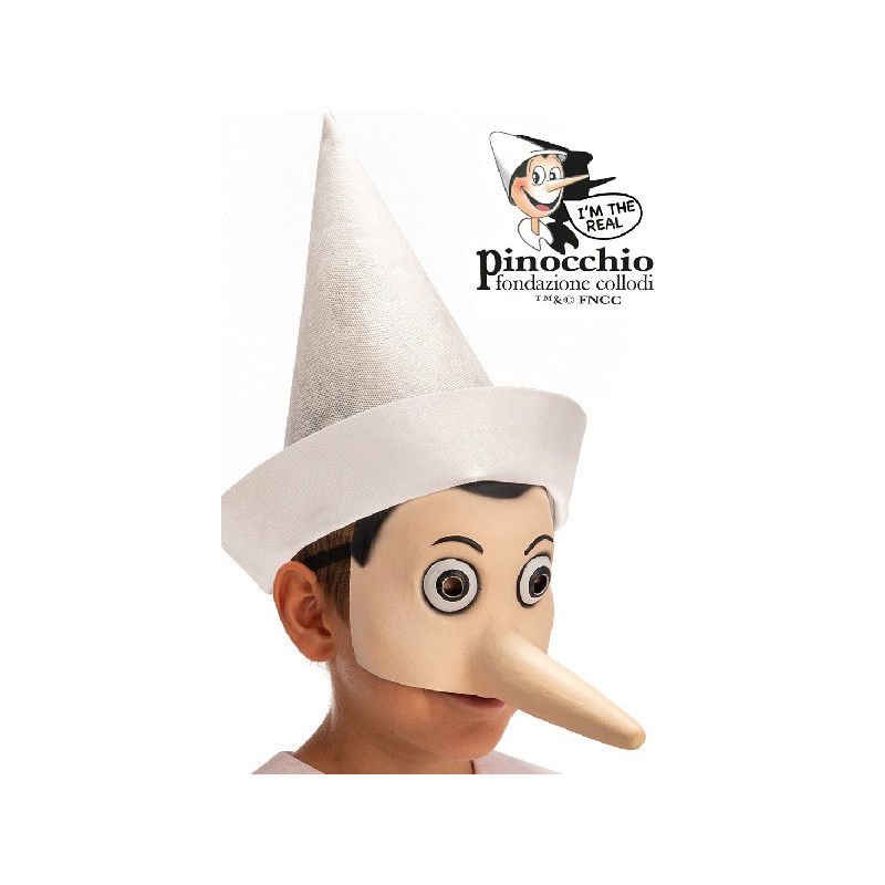 Maschera Pinocchio Mezzo Viso in lattice