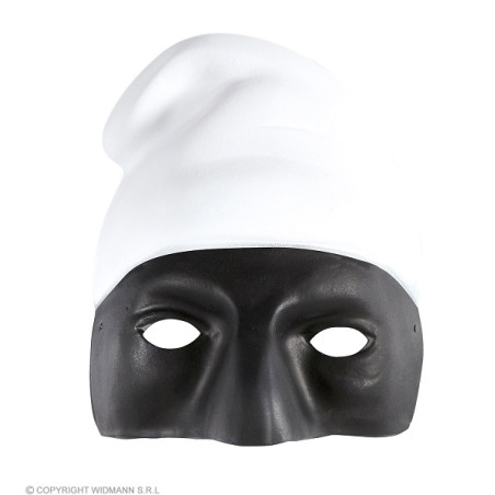 Maschera Pulcinella con cappello