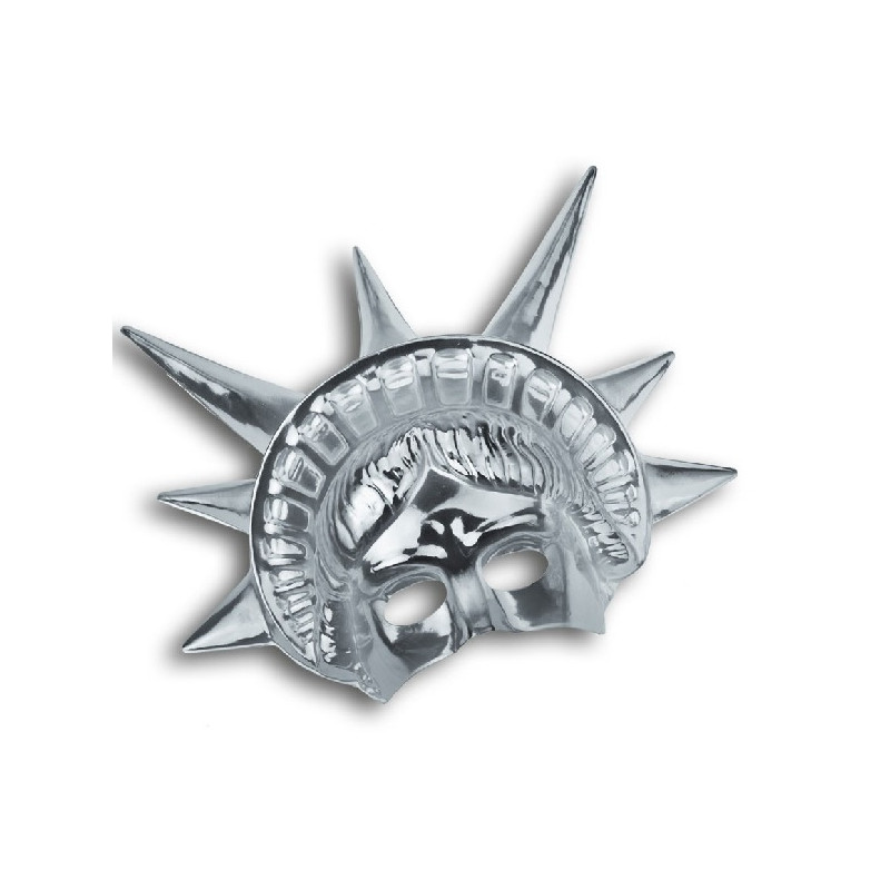 Maschera Statua Liberta' Argento
