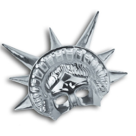 Maschera Statua Liberta' Argento