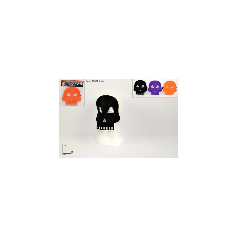 Maschera Teschio in feltro