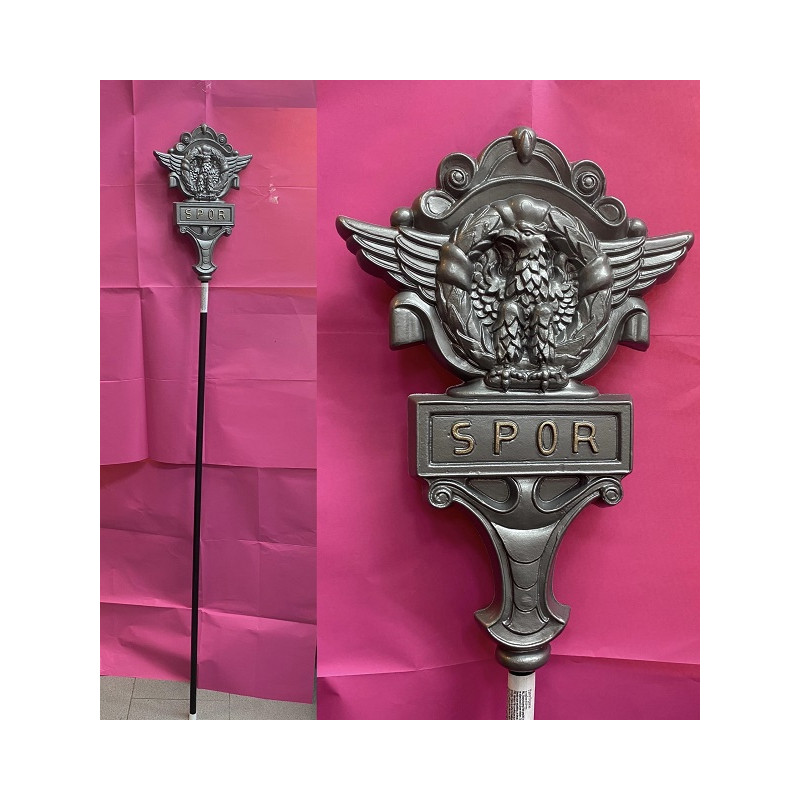 Bastone Romano Aquila Argento 170 cm