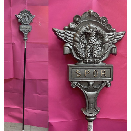 Bastone Romano Aquila Argento 170 cm
