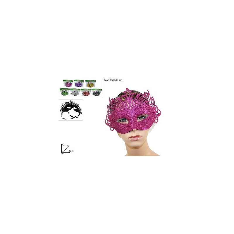 Mascherina Col Ass Glitter