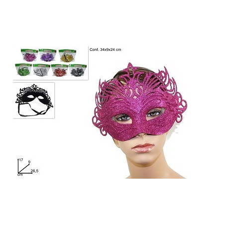 Mascherina Col Ass Glitter