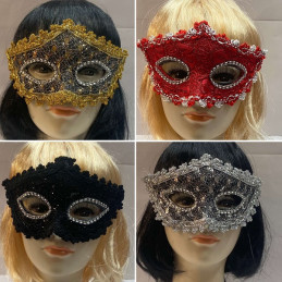 Mascherina con strass Col Ass