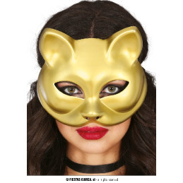 Mascherina Gatto Oro